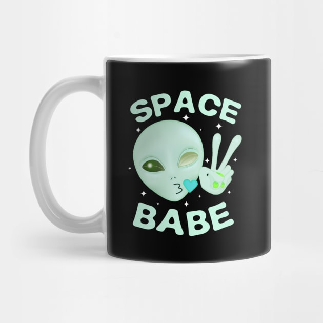 Space Babe - Green by lulubee